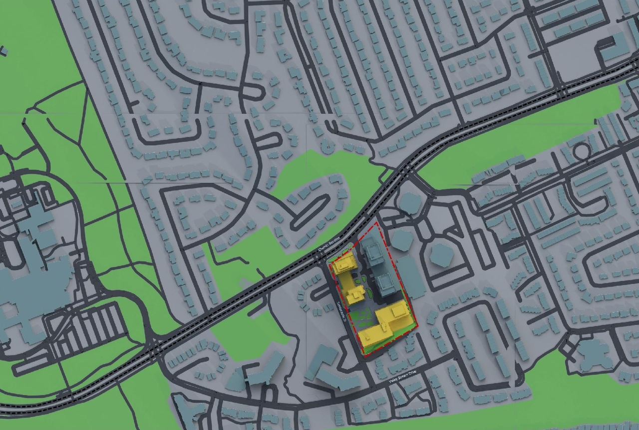 Construction site plan for project from page 74 of the file '2025-10-03 - Design Brief - D07-12-23-0073'