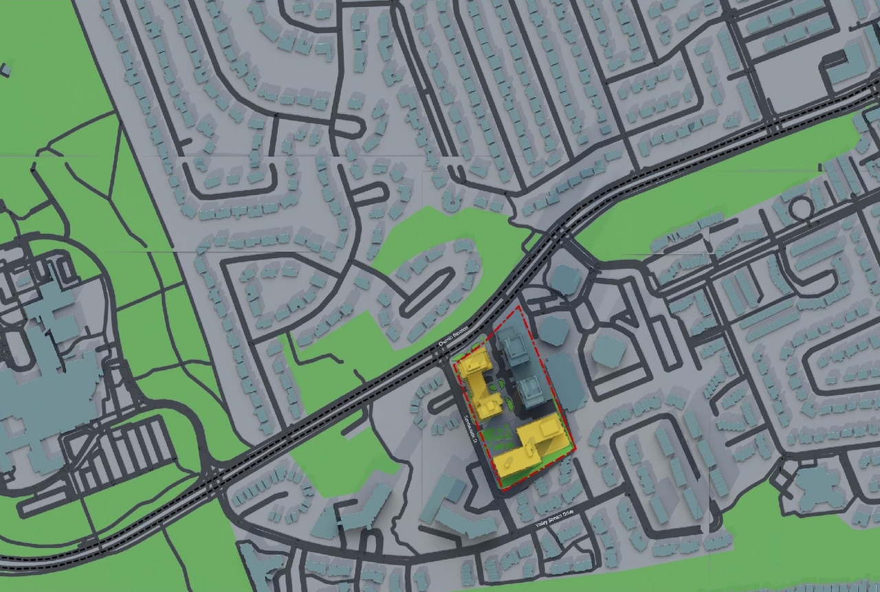 Construction site plan for project from page 75 of the file '2025-10-03 - Design Brief - D07-12-23-0073'