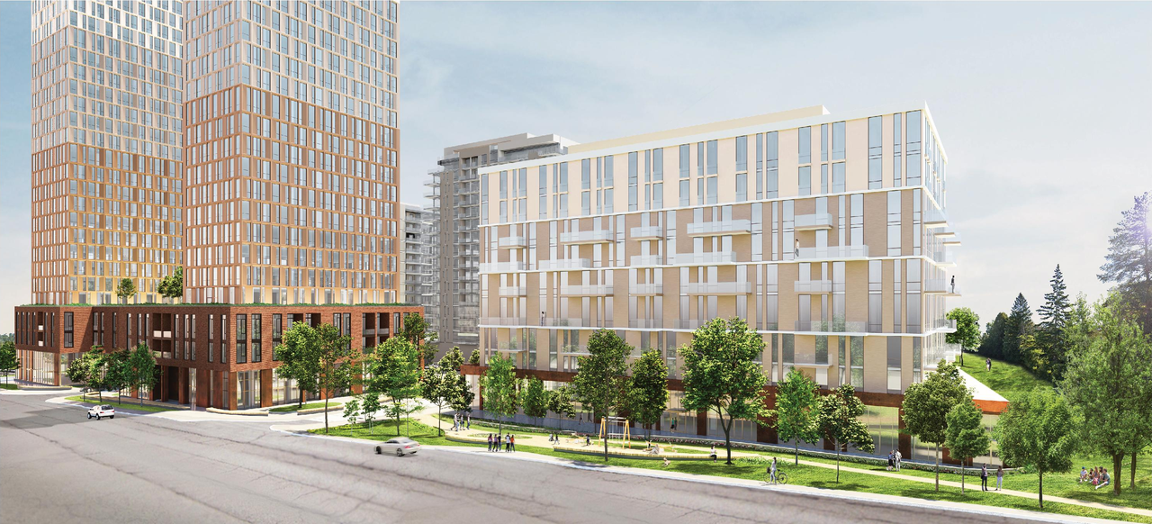 Rendering of building from page 61 of the file '2024-08-30 - Design Brief - D07-12-23-0073'