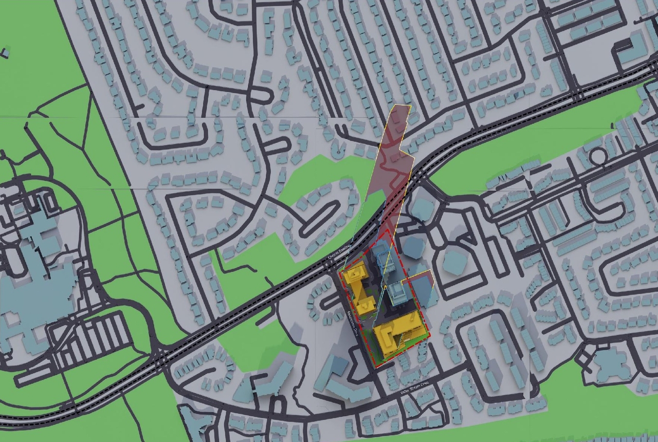 Construction site plan for project from page 76 of the file '2024-08-30 - Design Brief - D07-12-23-0073'