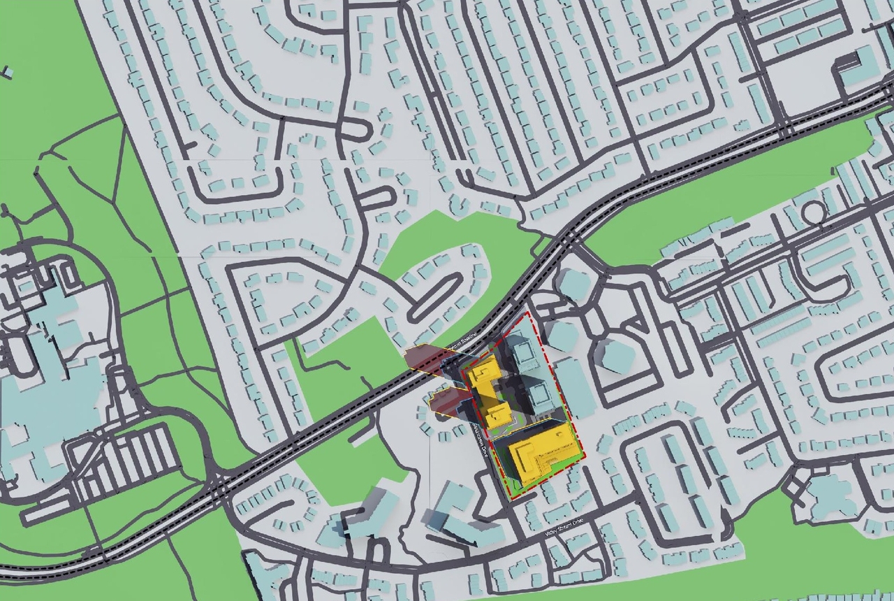 Construction site plan for project from page 77 of the file '2024-08-30 - Design Brief - D07-12-23-0073'