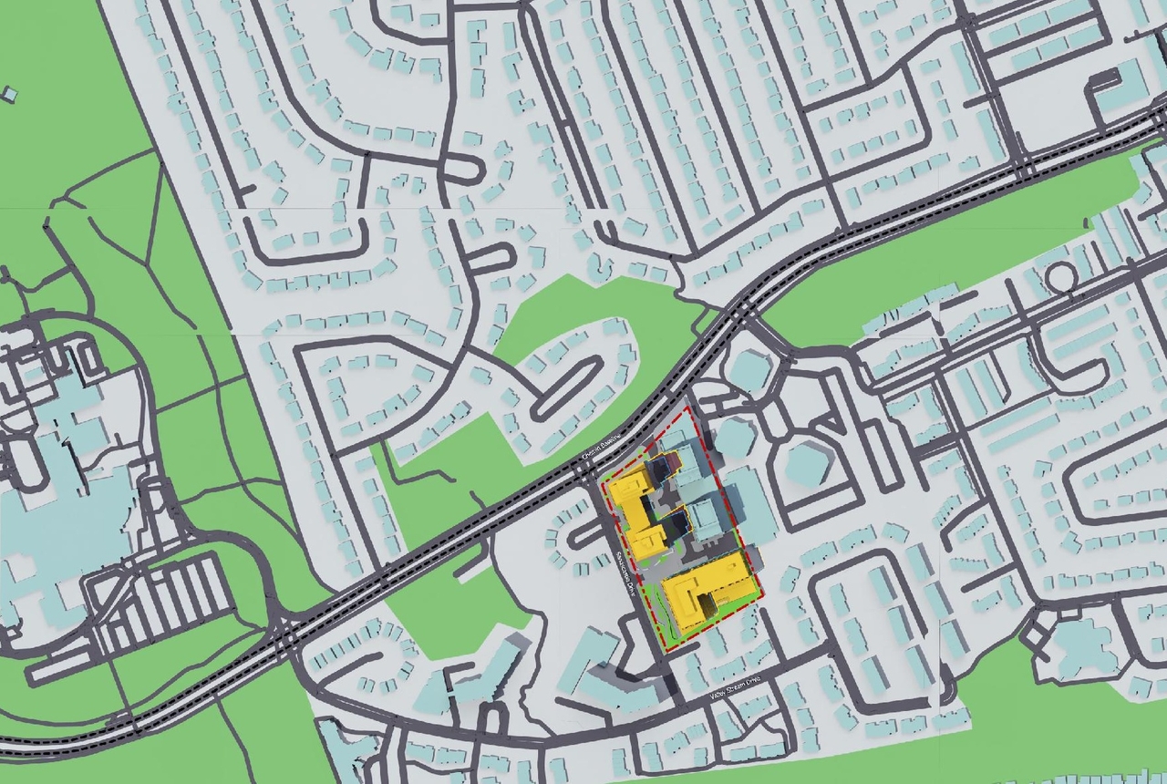 Construction site plan for project from page 78 of the file '2024-08-30 - Design Brief - D07-12-23-0073'