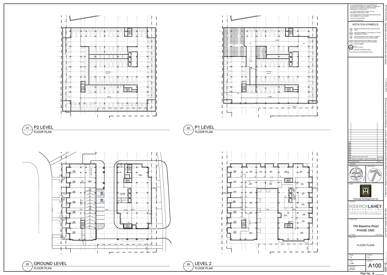 Floor plan for project from page 1 of the file '2023-06-12 - Floor, Perspective Views, Shadow Plans - D07-12-23-0076'