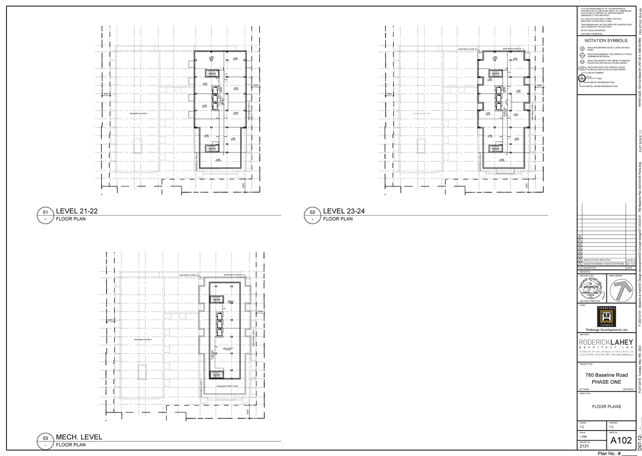 Floor plan for project from page 3 of the file '2023-06-12 - Floor, Perspective Views, Shadow Plans - D07-12-23-0076'