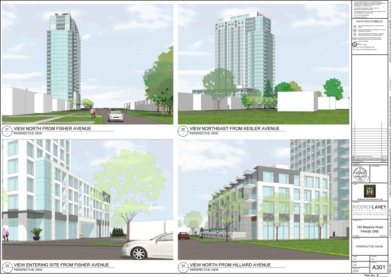 Rendering of building from page 6 of the file '2023-06-12 - Floor, Perspective Views, Shadow Plans - D07-12-23-0076'