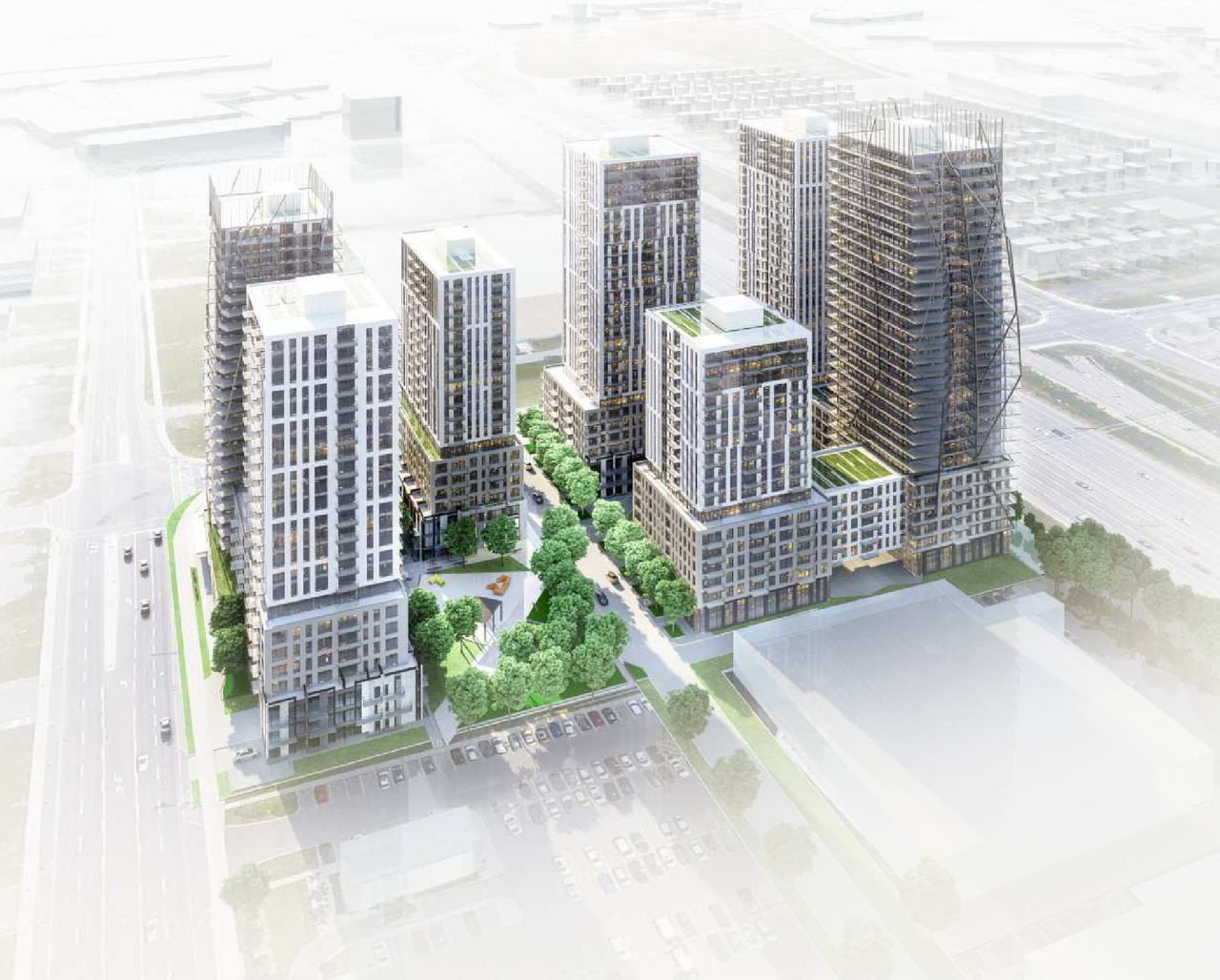 Rendering of building from page 80 of the file '2023-06-21 - Planning and Design Brief - D07-12-23-0079'
