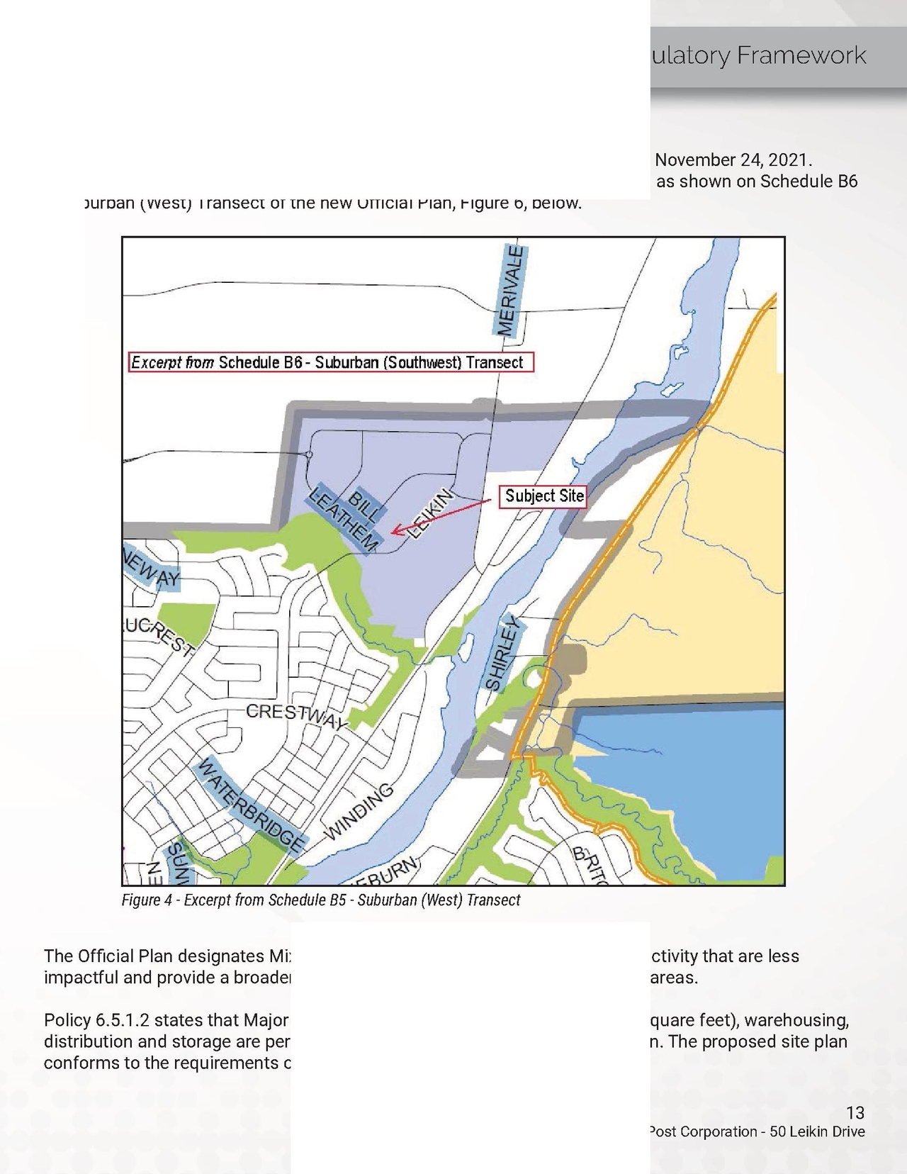 Construction site plan for project from page 14 of the file '2023-06-27 - Design Brief and Planning Rationale - D07-12-23-0082'