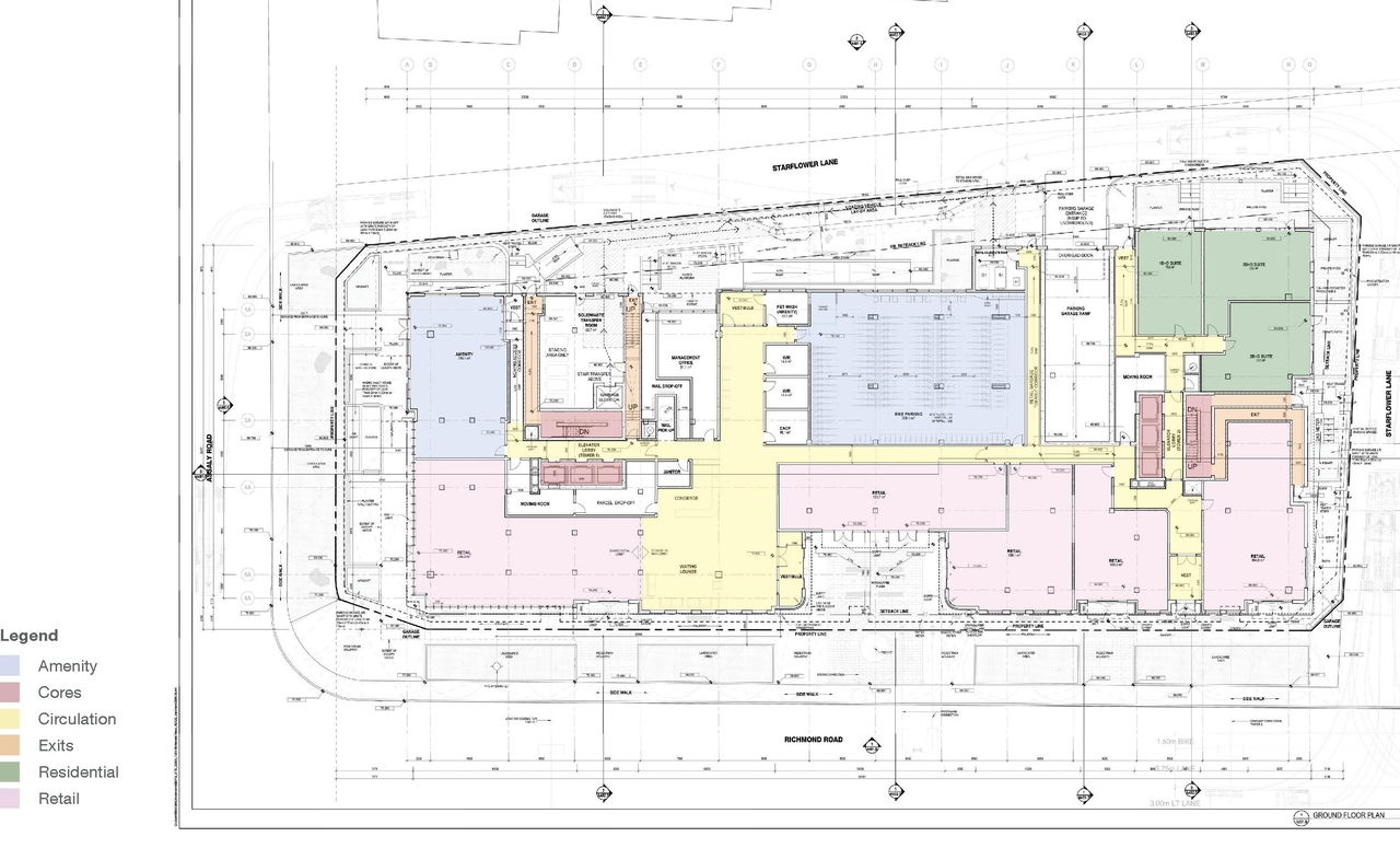 Construction site plan for project from page 25 of the file '2024-10-25 - Design Brief - D07-12-23-0083'