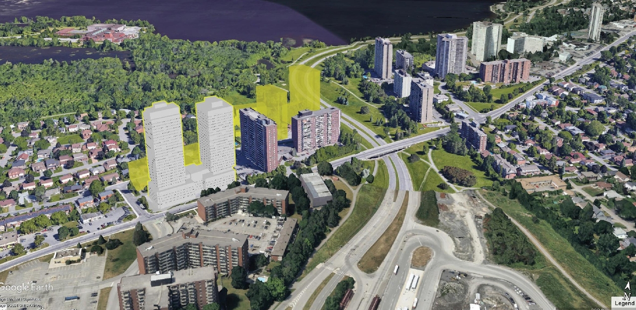 Rendering of building from page 39 of the file '2024-10-25 - Design Brief - D07-12-23-0083'