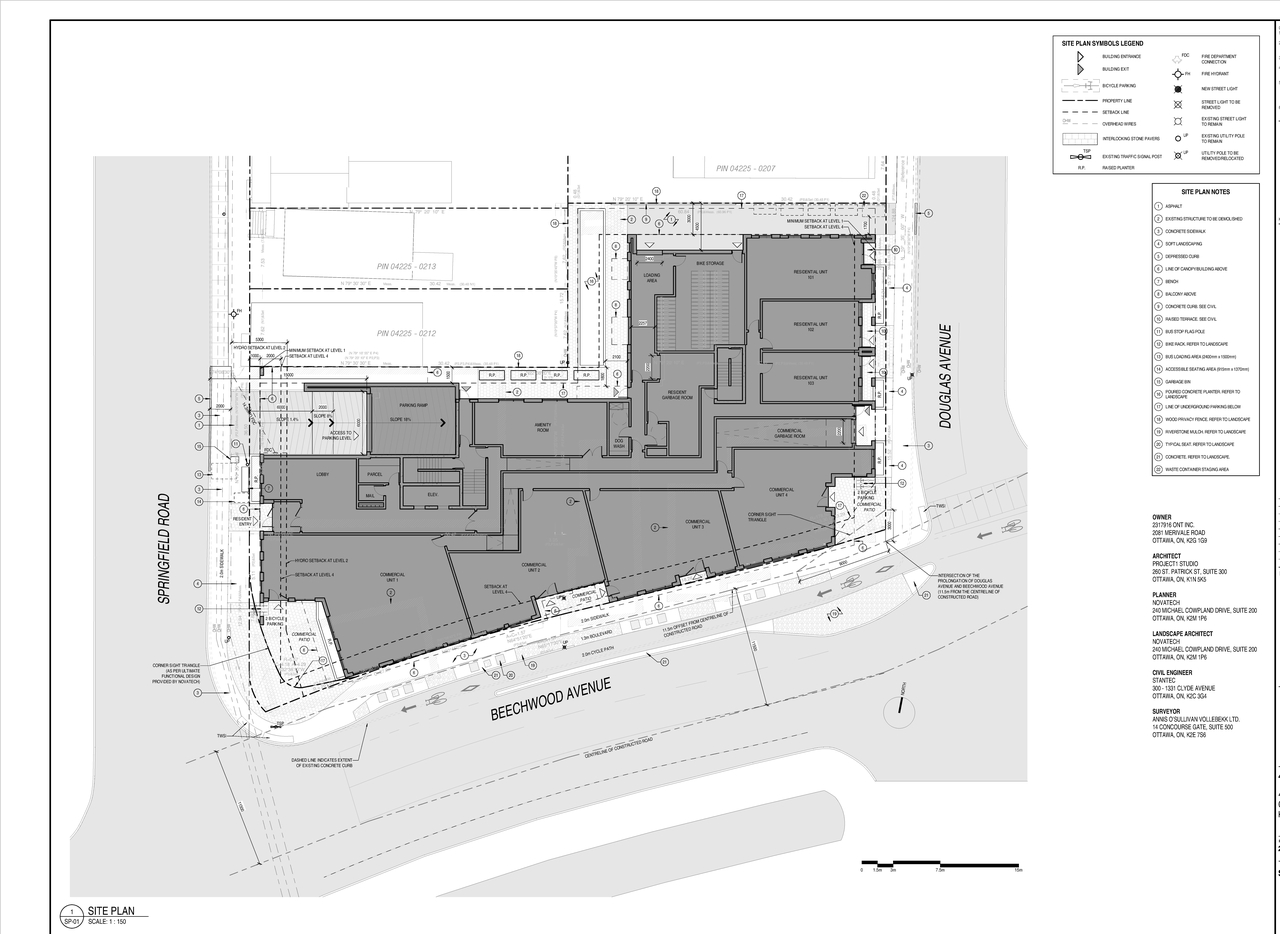 Construction site plan for project from page 1 of the file '2026-03-09 - Site Plan and Floor Plan - D07-12-23-0084'
