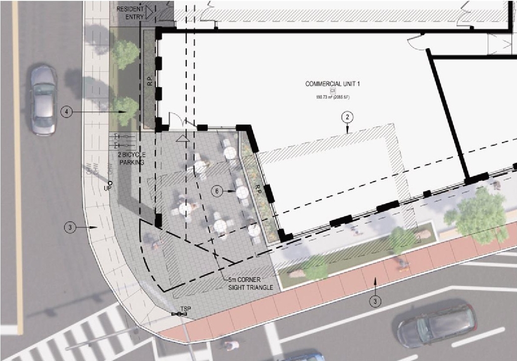 Construction site plan for project from page 10 of the file '2024-07-12 - Design Brief - D07-12-23-0084'