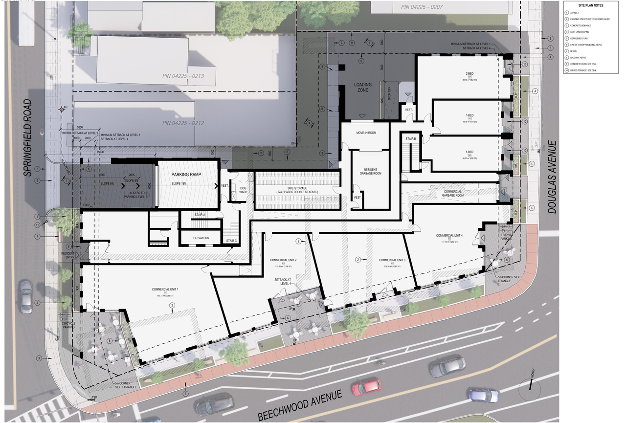 Floor plan for project from page 12 of the file '2024-07-12 - Design Brief - D07-12-23-0084'