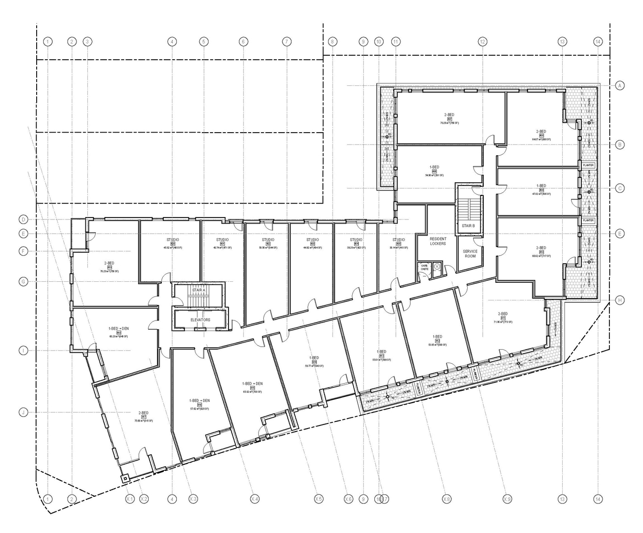 Floor plan for project from page 14 of the file '2024-07-12 - Design Brief - D07-12-23-0084'