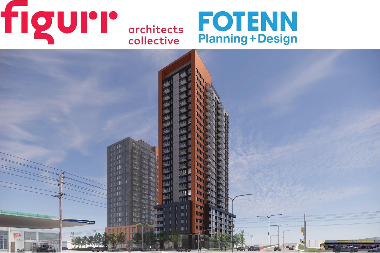 Rendering of building from page 1 of the file '2024-07-23 - UDRP Design Brief - D07-12-23-0088'