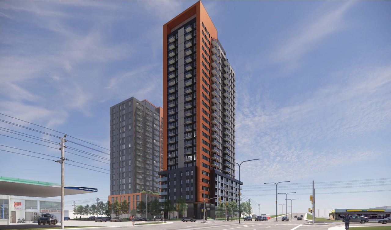 Rendering of building from page 11 of the file '2024-07-23 - UDRP Design Brief - D07-12-23-0088'