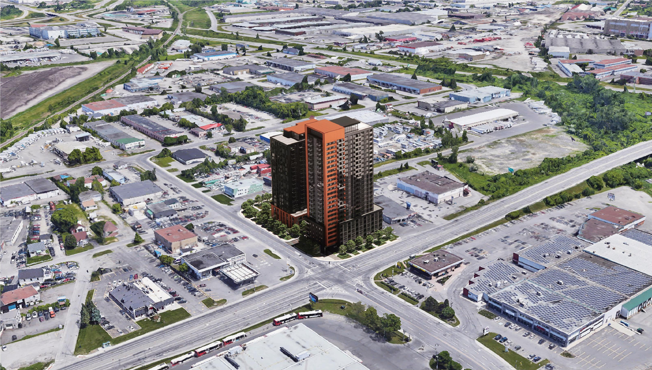 Rendering of building from page 16 of the file '2024-07-23 - UDRP Design Brief - D07-12-23-0088'
