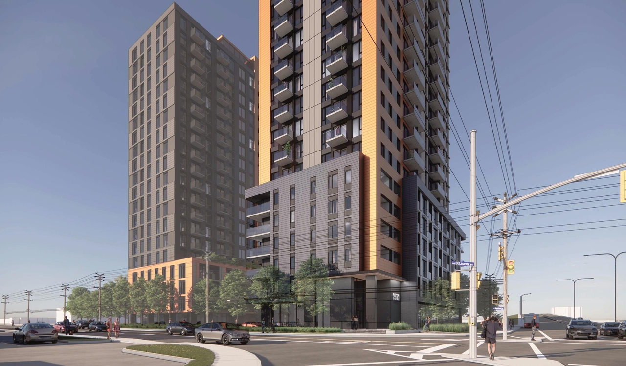 Rendering of building from page 15 of the file '2026-03-26 - UDRP Presentation Drawing Set - D07-12-23-0088'