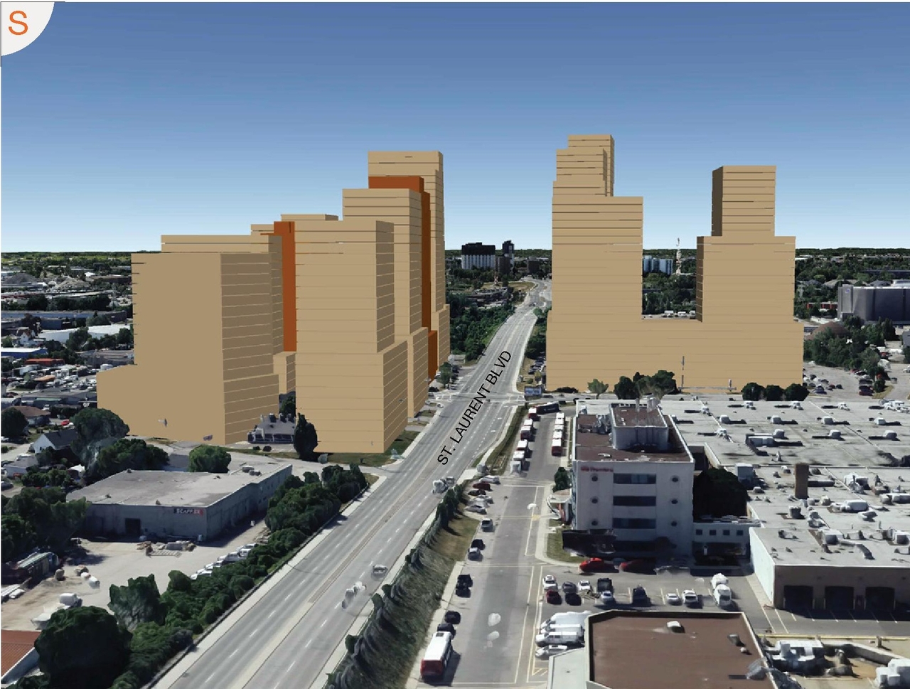 Rendering of building from page 8 of the file '2026-03-26 - UDRP Presentation Drawing Set - D07-12-23-0088'
