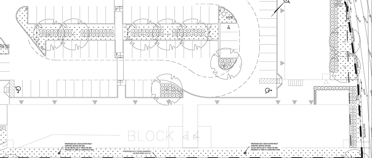 Construction site plan for project from page 3 of the file '2024-03-12 - Design Drawing Package -D07-12-23-0092'