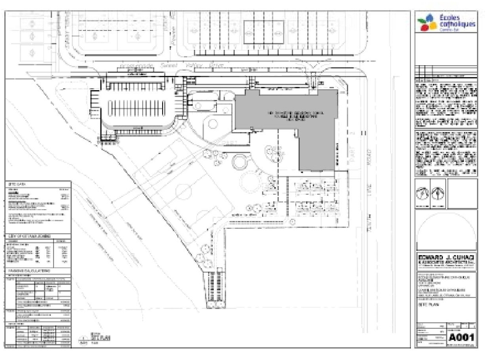 Construction site plan for project from page 16 of the file '2023-11-14 - Design Brief and Planning Rationale - D07-12-23-0094'