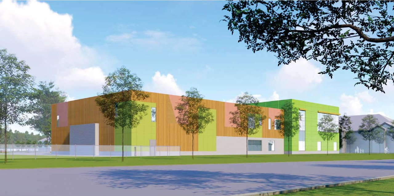 Rendering of building from page 34 of the file '2023-11-14 - Design Brief and Planning Rationale - D07-12-23-0094'