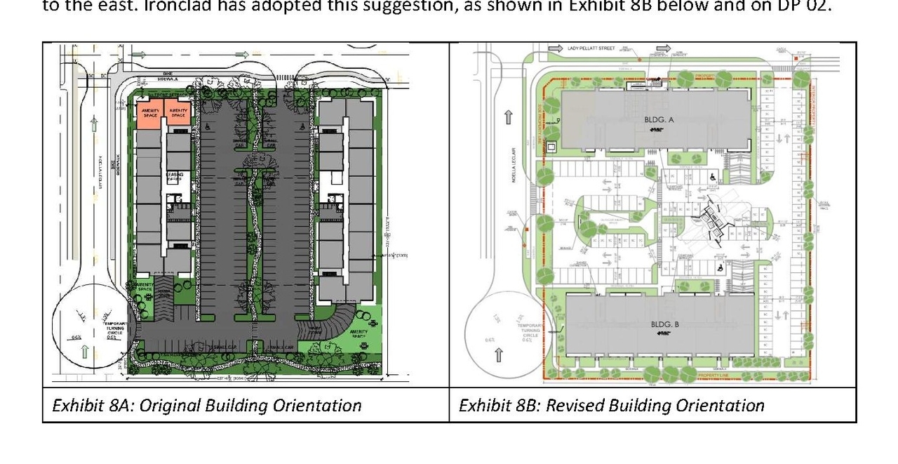 Construction site plan for project from page 9 of the file '2023-06-23 -Combined Design Brief & Planning Rationale - D07-12-23-0095'