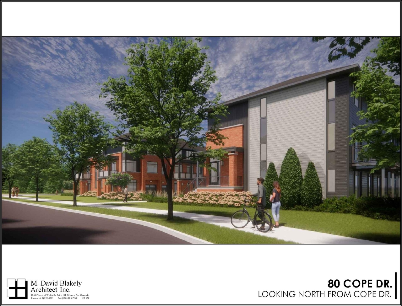 Rendering of building from page 24 of the file '2023-06-29 - Design Brief & Architectural Elevations - D07-12-23-0096'