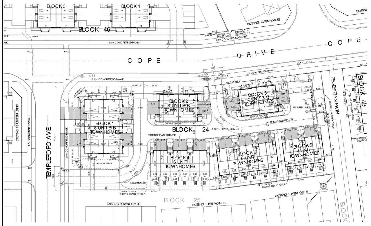 Construction site plan for project from page 5 of the file '2023-07-14 - Design Brief - D07-12-23-0098'