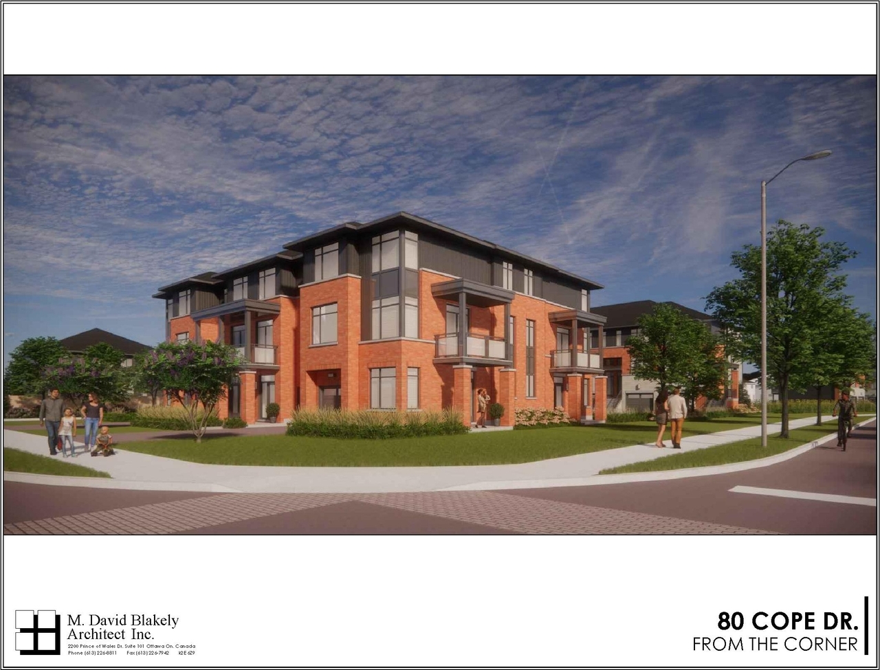Rendering of building from page 23 of the file '2023-07-14 - Design Brief - D07-12-23-0099'