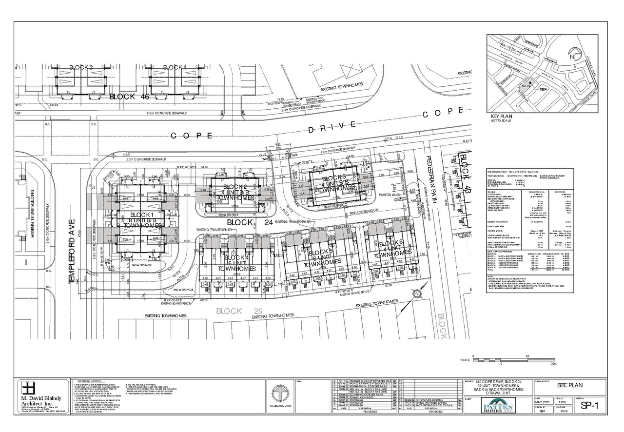 Construction site plan for project from page 5 of the file '2023-07-14 - Design Brief - D07-12-23-0099'