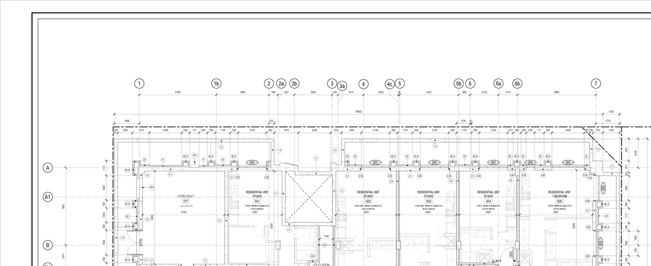 Floor plan for project from page 1 of the file '2023-10-25 - Floor plans - D07-12-23-0128'