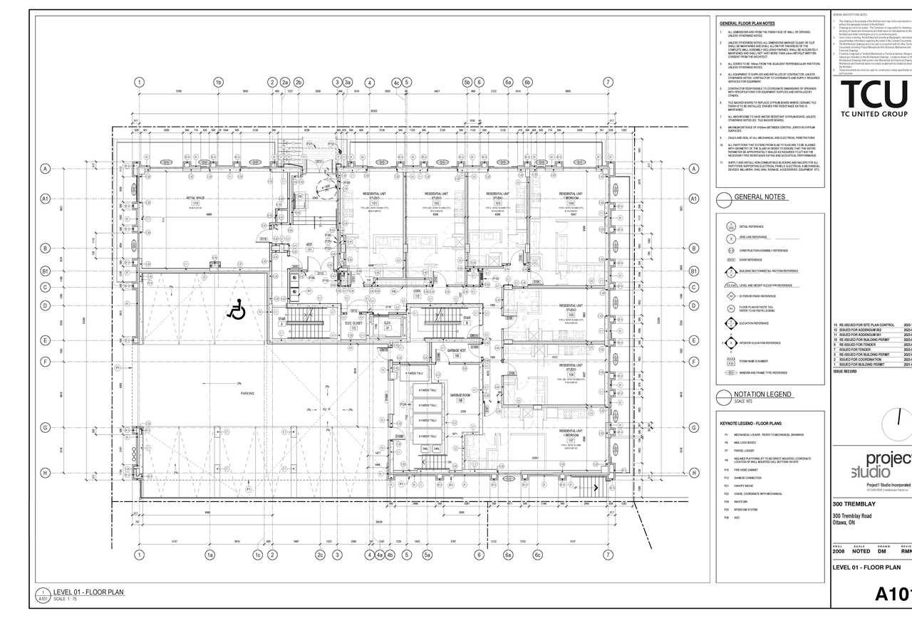 Floor plan for project from page 2 of the file '2023-10-25 - Floor plans - D07-12-23-0128'