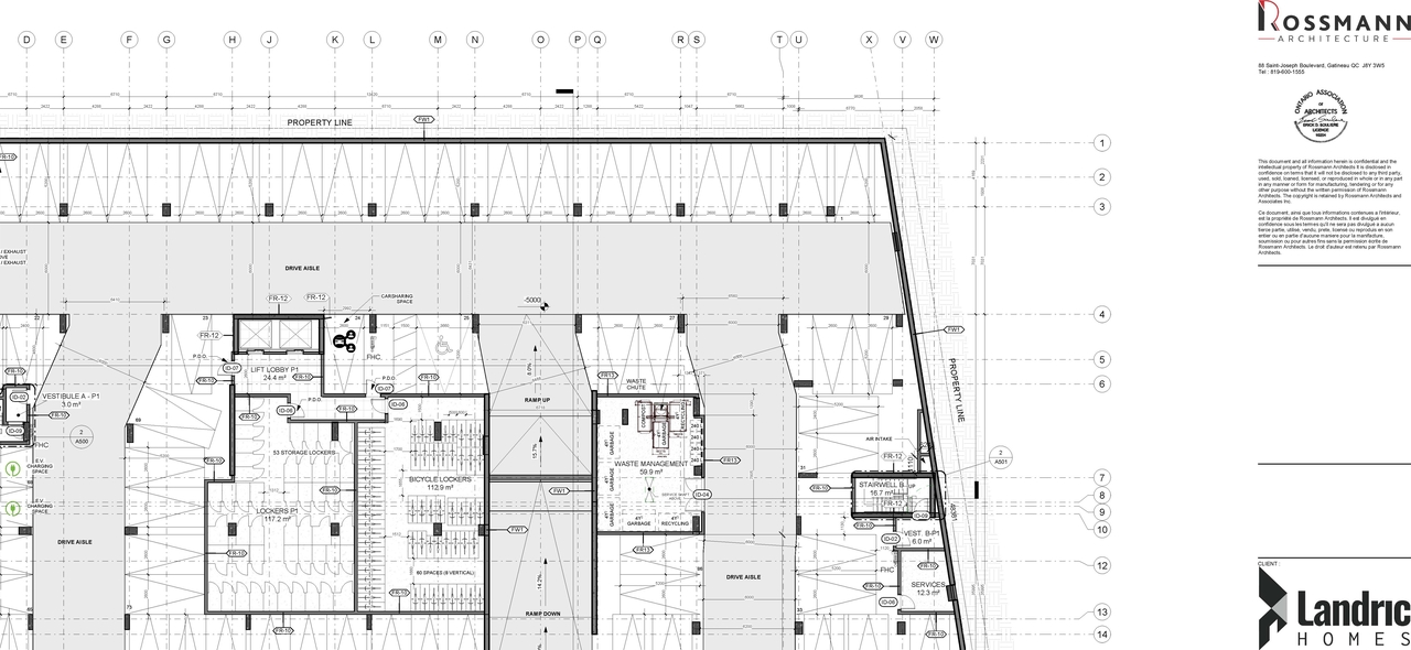 Floor plan for project from page 1 of the file '2024-07-31 - P1 Floor Plan - D07-12-23-0137'