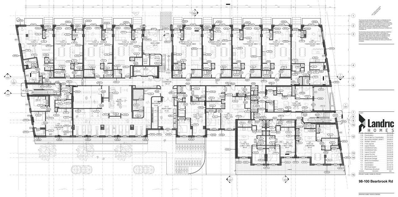 Floor plan for project from page 1 of the file '2023-12-13 - Floor Plans - D07-12-23-0137'