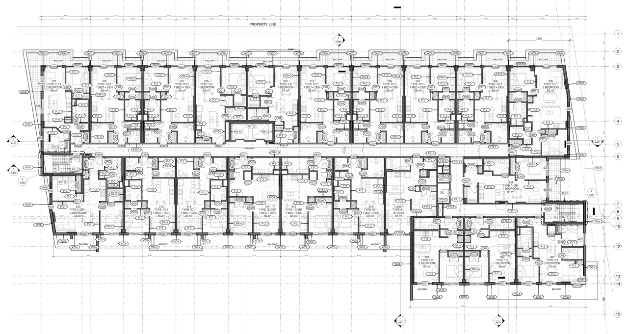 Floor plan for project from page 3 of the file '2023-12-13 - Floor Plans - D07-12-23-0137'