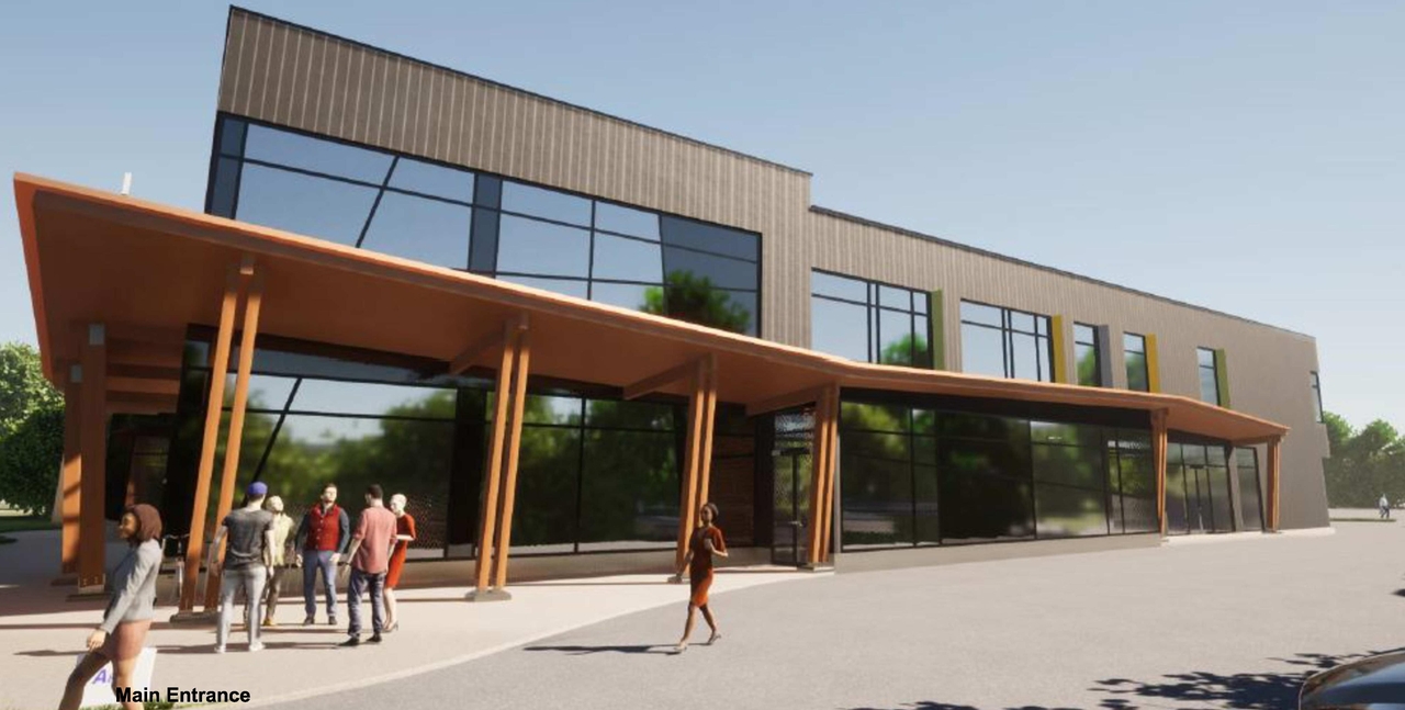 Rendering of building from page 2 of the file '2024-04-10 - Perspective Renderings - D07-12-24-0020'