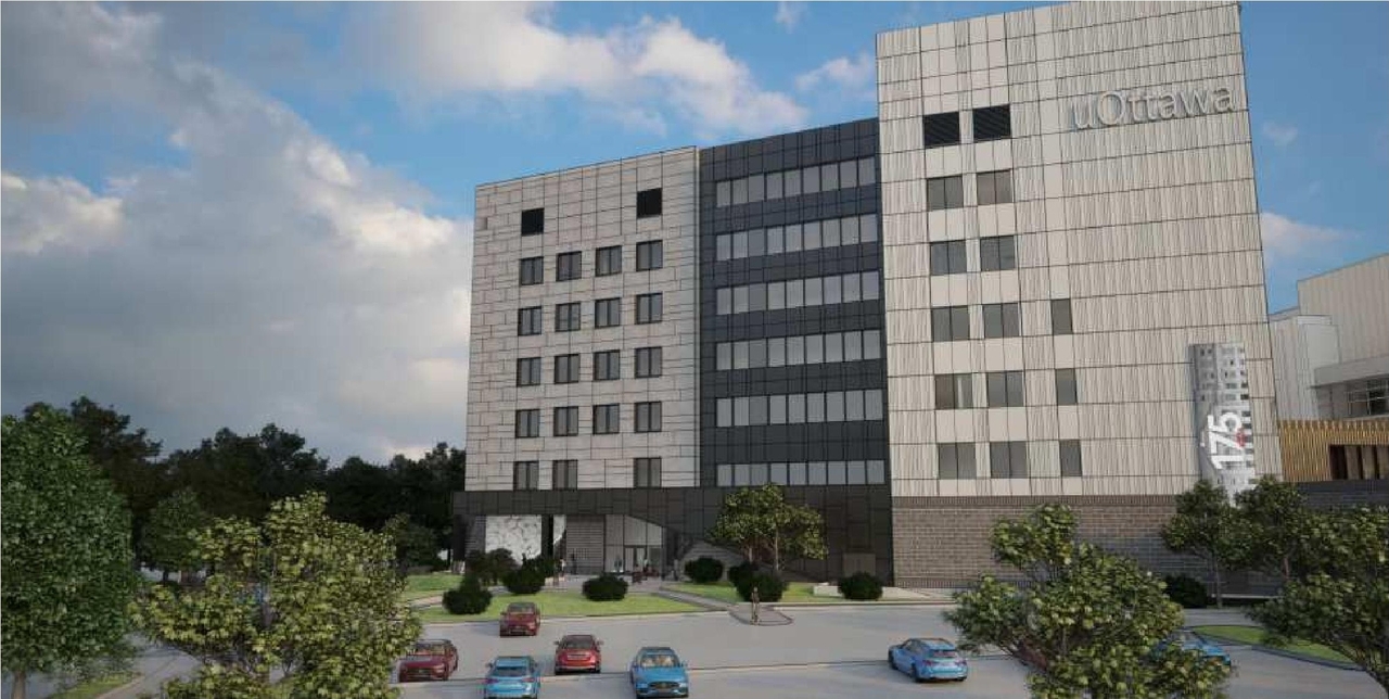 Rendering of building from page 20 of the file '2024-04-20 - Urban Design Brief - D07-12-24-0021'