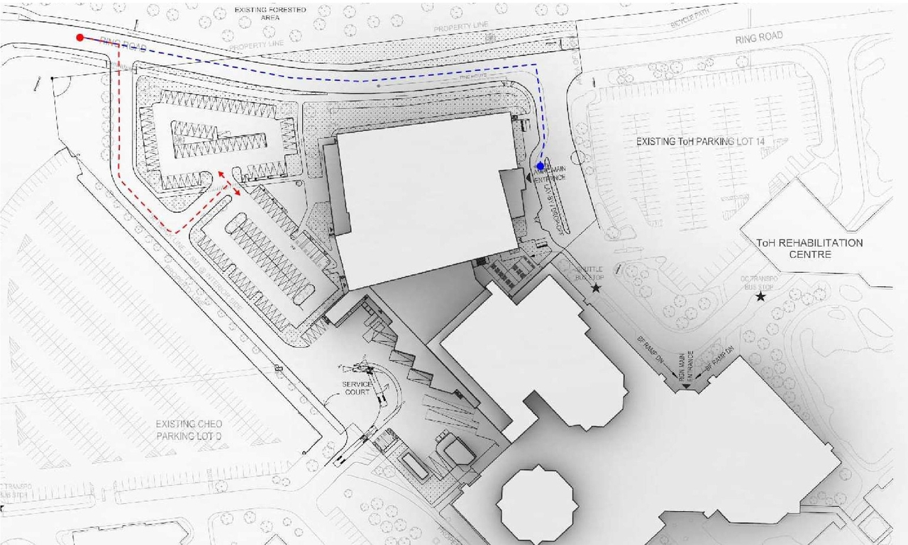 Construction site plan for project from page 24 of the file '2024-04-20 - Urban Design Brief - D07-12-24-0021'