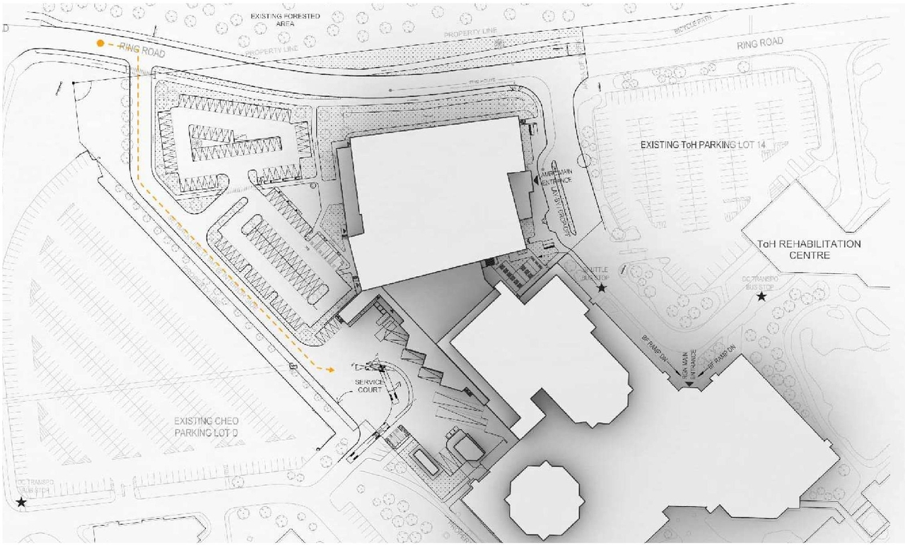 Construction site plan for project from page 25 of the file '2024-04-20 - Urban Design Brief - D07-12-24-0021'