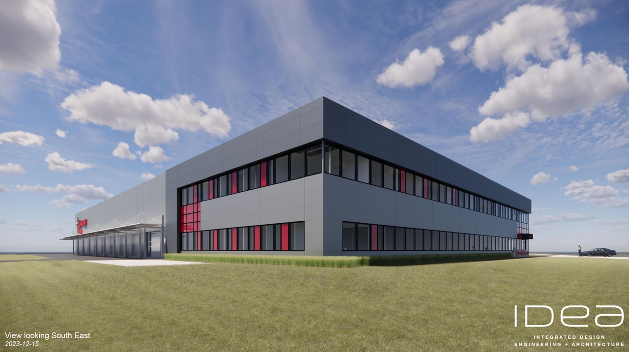 Rendering of building from page 23 of the file '2024-04-25 - Urban Design Brief - D07-12-24-0023'