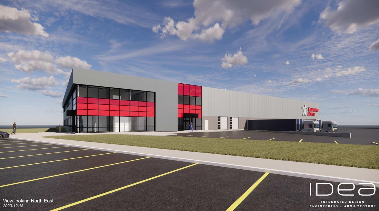 Rendering of building from page 24 of the file '2024-04-25 - Urban Design Brief - D07-12-24-0023'