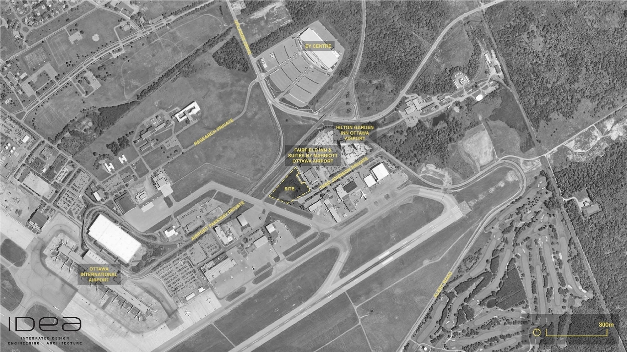 Construction site plan for project from page 9 of the file '2024-04-25 - Urban Design Brief - D07-12-24-0023'