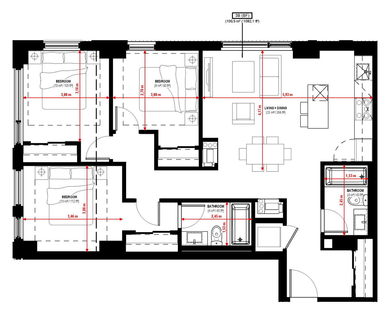 Floor plan for project from page 37 of the file '2024-05-09 - UDRP report - D07-12-24-0026'