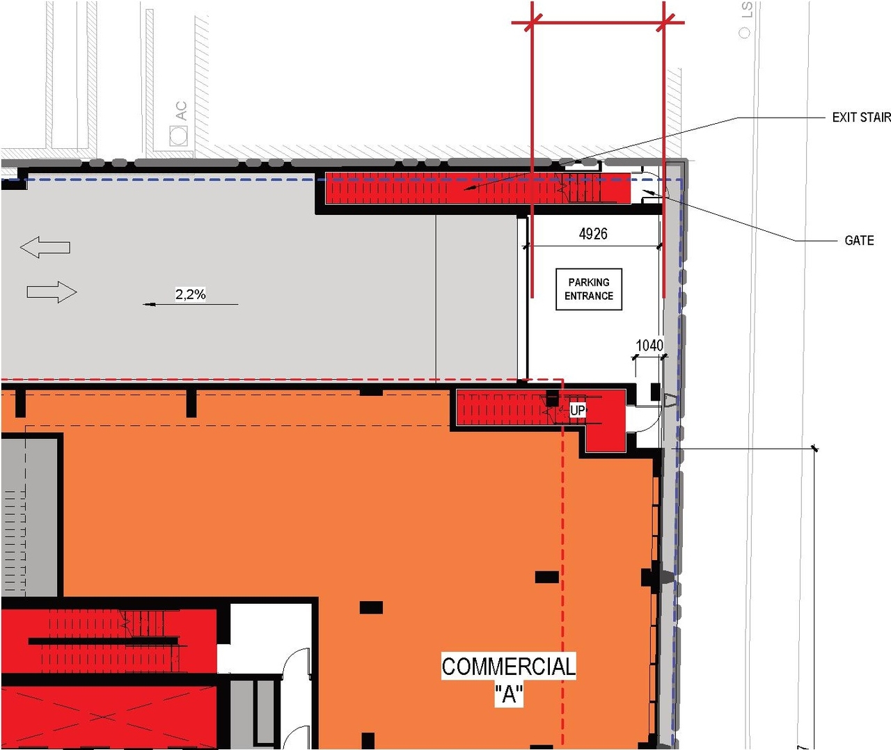 Construction site plan for project from page 67 of the file '2024-05-09 - UDRP report - D07-12-24-0026'