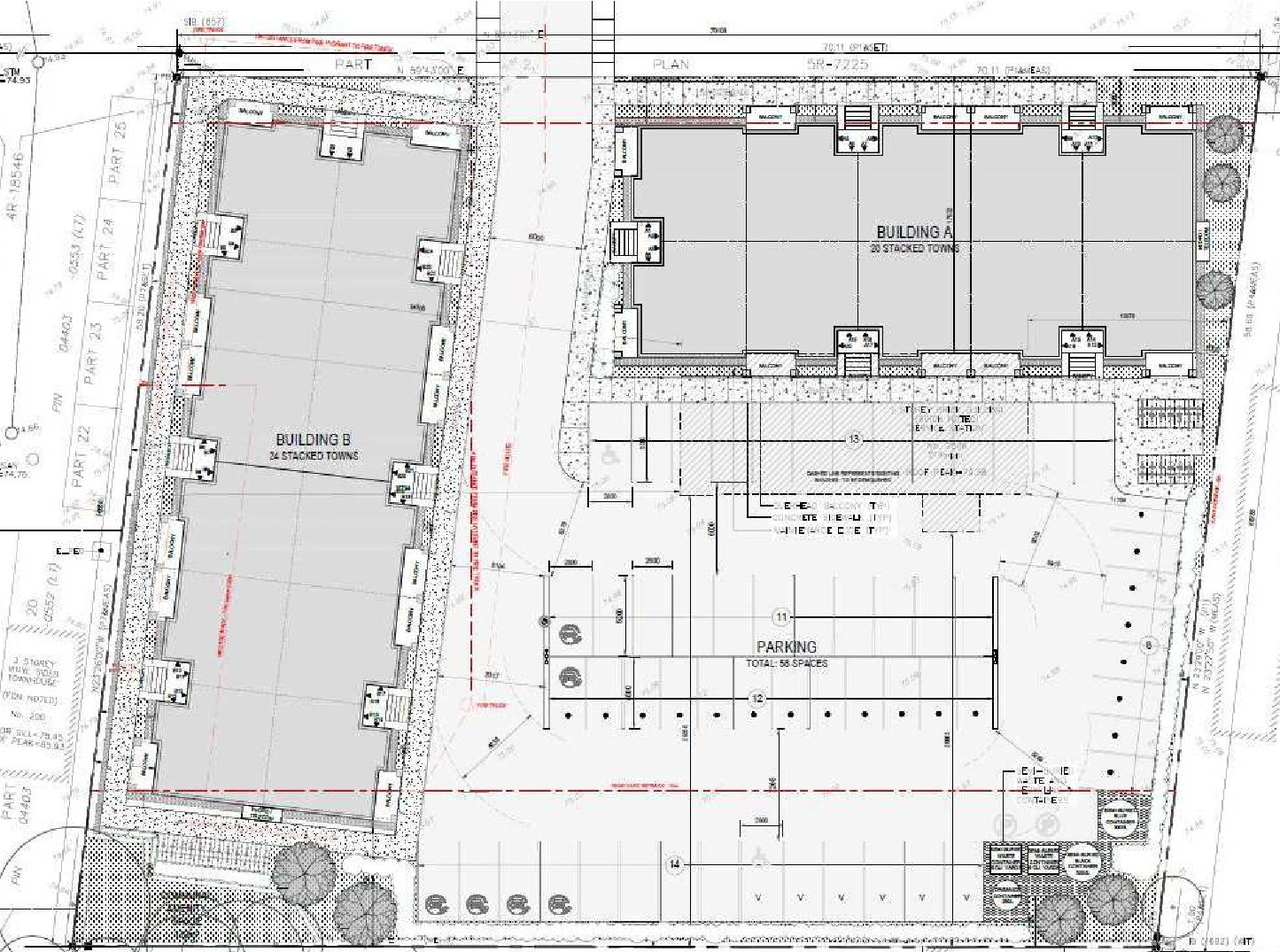 Construction site plan for project from page 12 of the file '2024-09-27 - Design Brief - D07-12-24-0038'