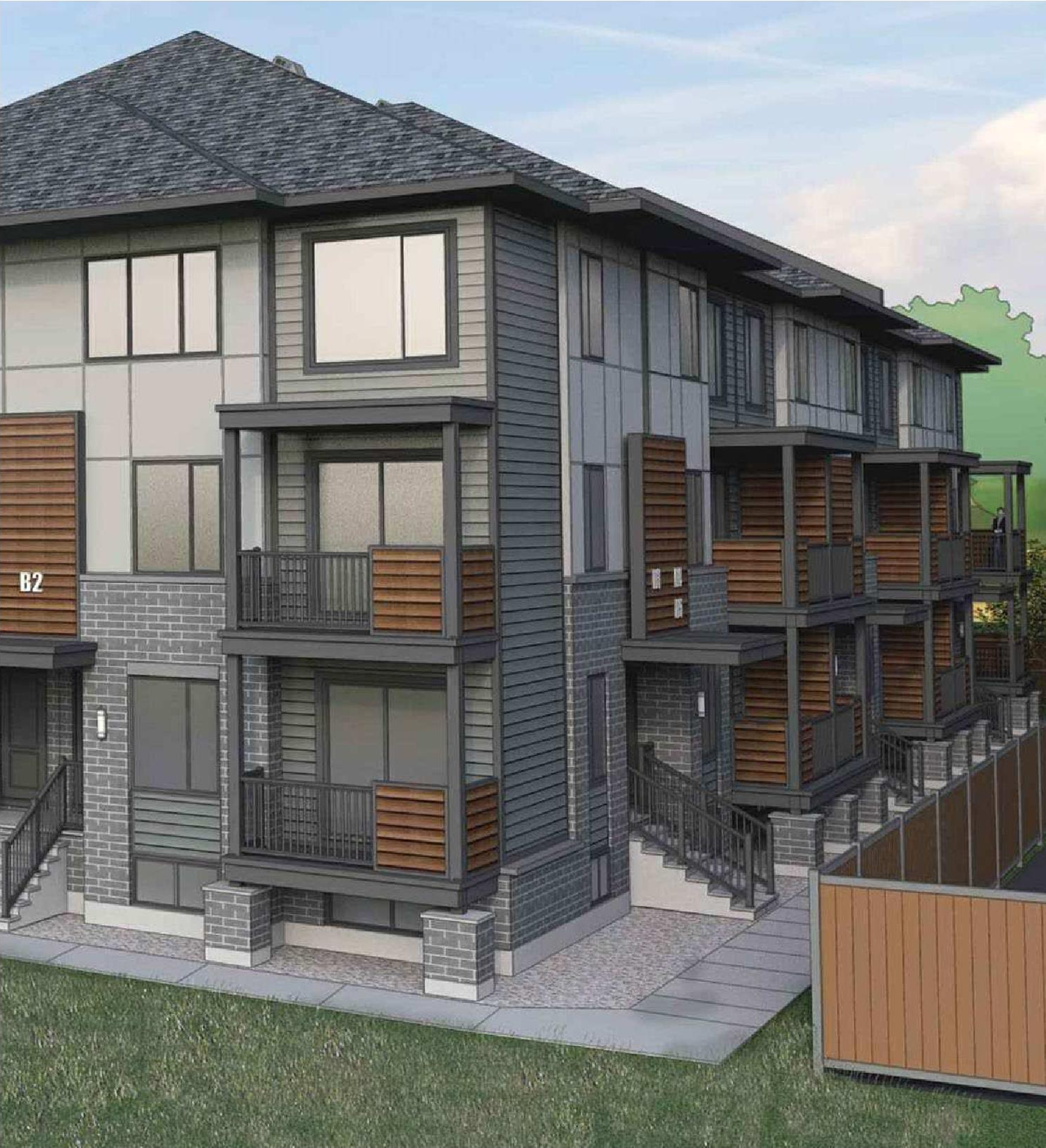 Rendering of building from page 18 of the file '2024-09-27 - Design Brief - D07-12-24-0038'