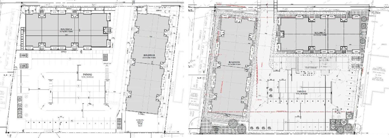 Construction site plan for project from page 3 of the file '2024-09-27 - Design Brief - D07-12-24-0038'