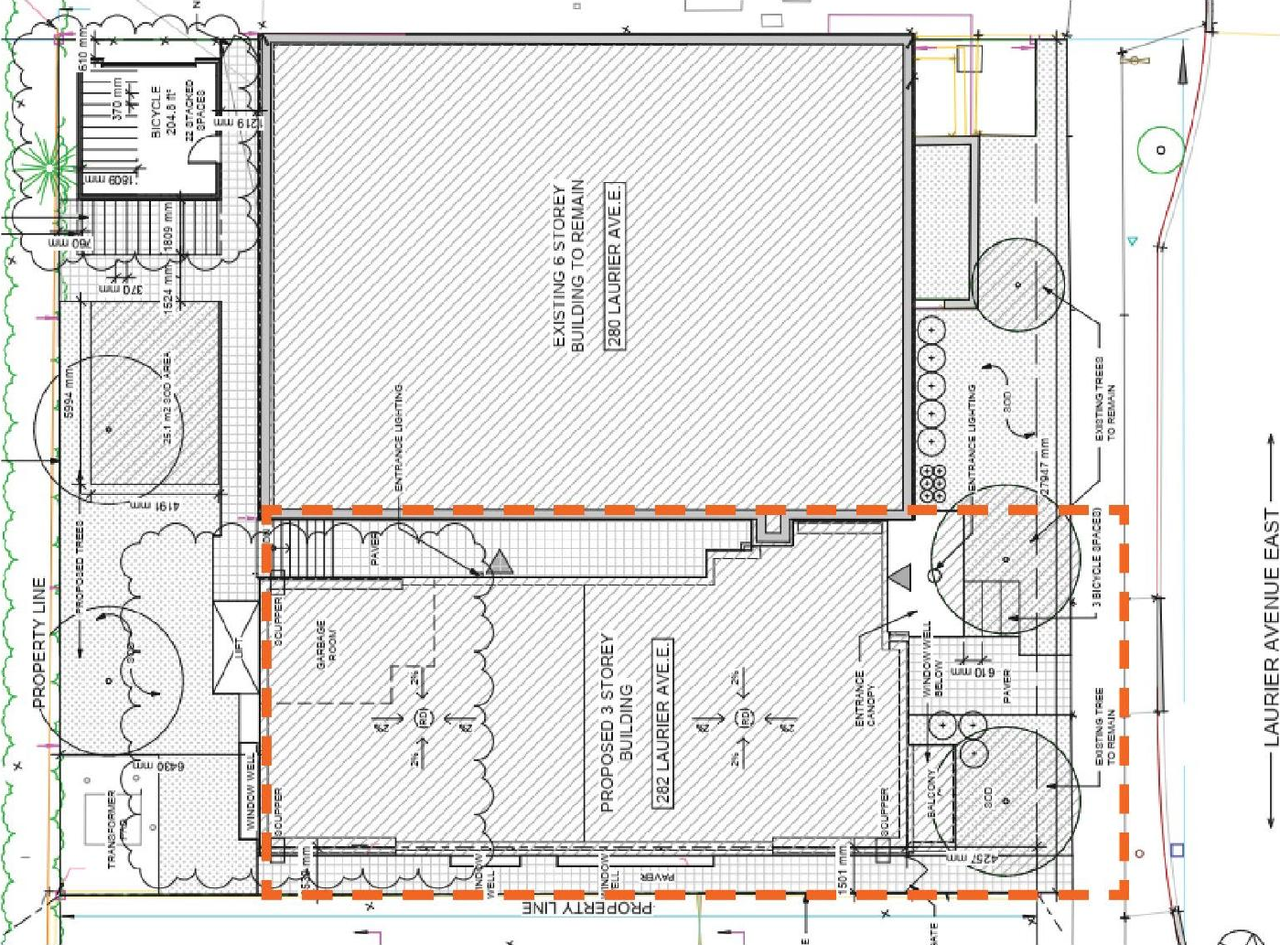 Construction site plan for project from page 12 of the file '2024-06-17 - Design Brief - D07-12-24-0042'