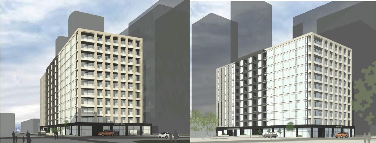 Rendering of building from page 15 of the file '2024-06-24 - Design Brief - D07-12-24-0044'