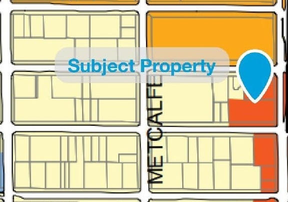 Construction site plan for project from page 8 of the file '2024-06-24 - Design Brief - D07-12-24-0044'
